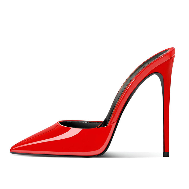 12cm Pointed-Toe Cloud Sandals