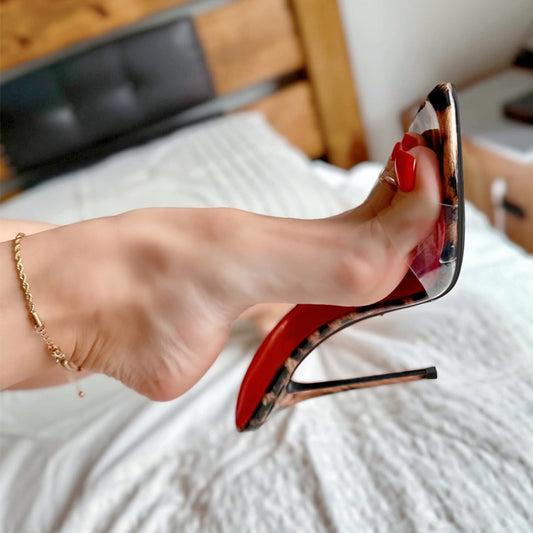 open toe heels