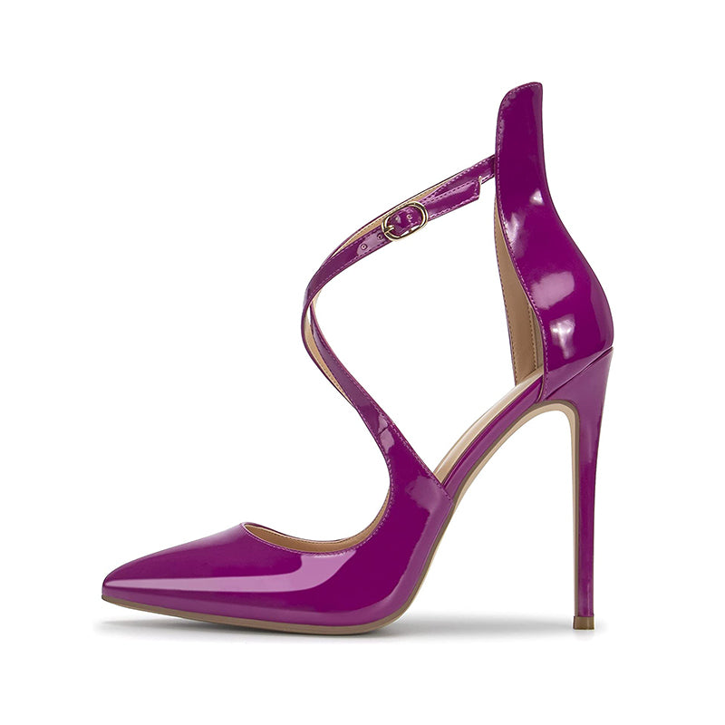 Cross Strap High Heels