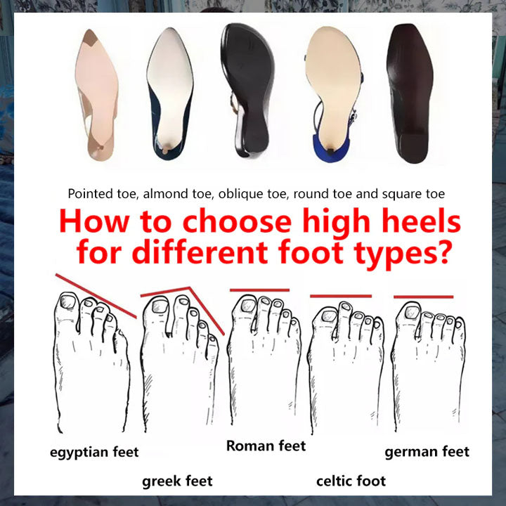 Skills | Different foot types, how to choose high heels that fit your feet?