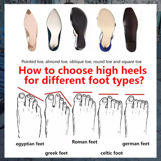 Skills | Different foot types, how to choose high heels that fit your feet?