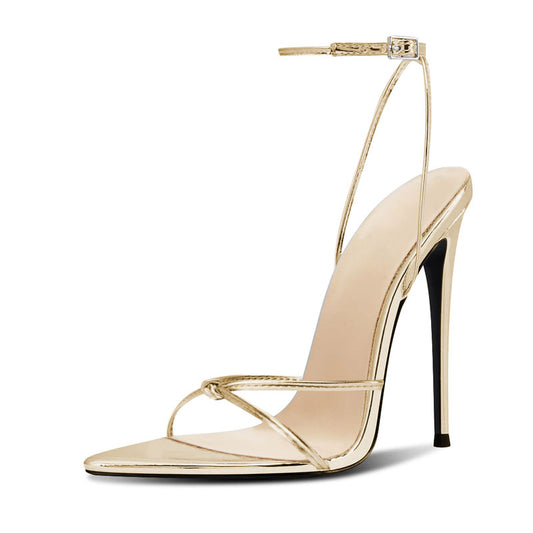 gold sandal heels 