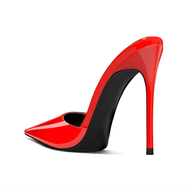 12cm Pointed-Toe Cloud Sandals