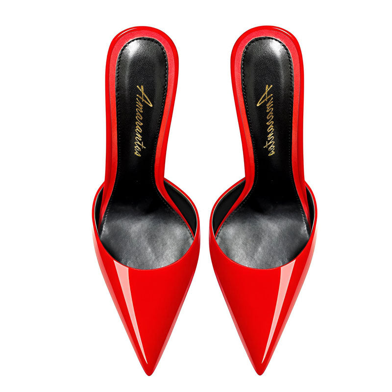 12cm Pointed-Toe Cloud Sandals