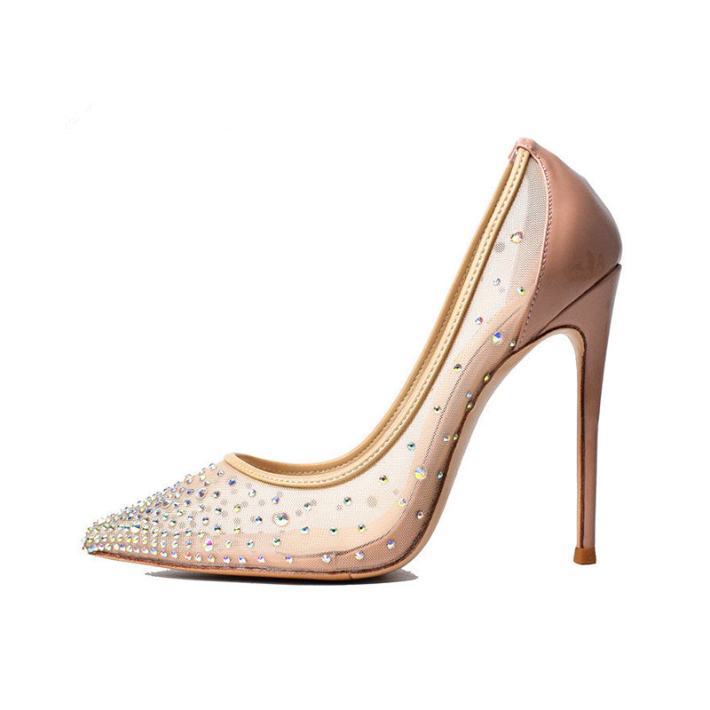 Apricot Mesh diamond splicing