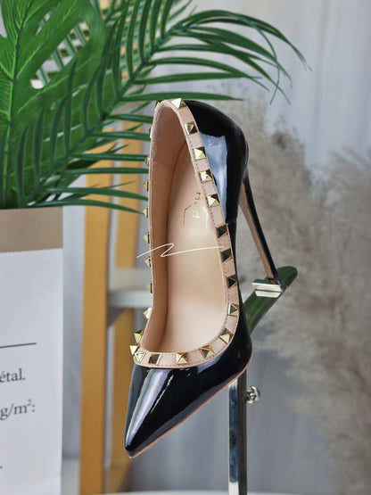 12cm classic rivet heels