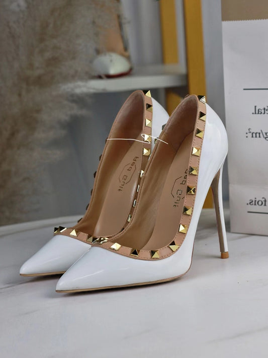 12cm classic rivet heels