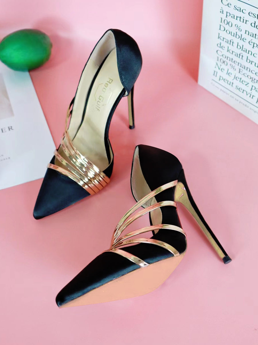 12cm side empty heels