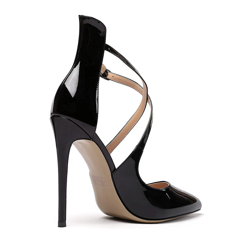 Cross Strap High Heels