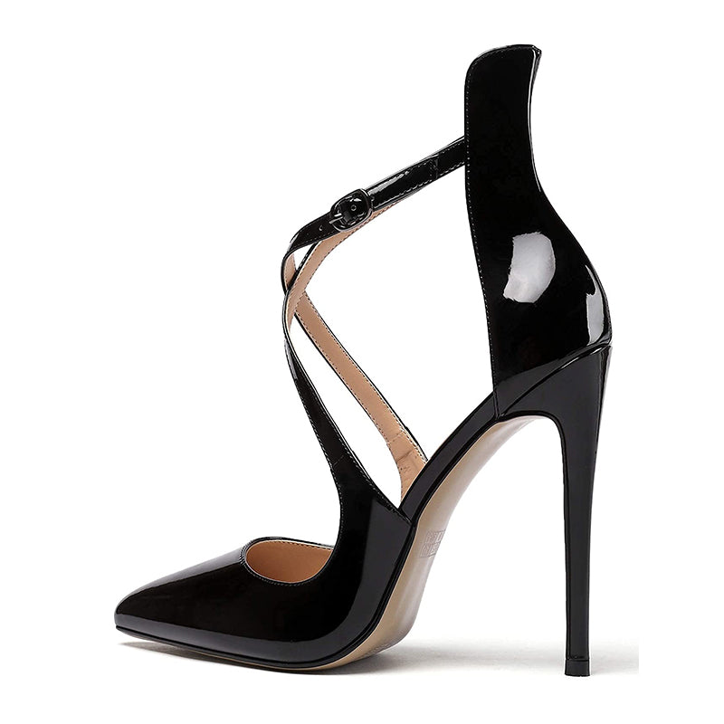 Cross Strap High Heels