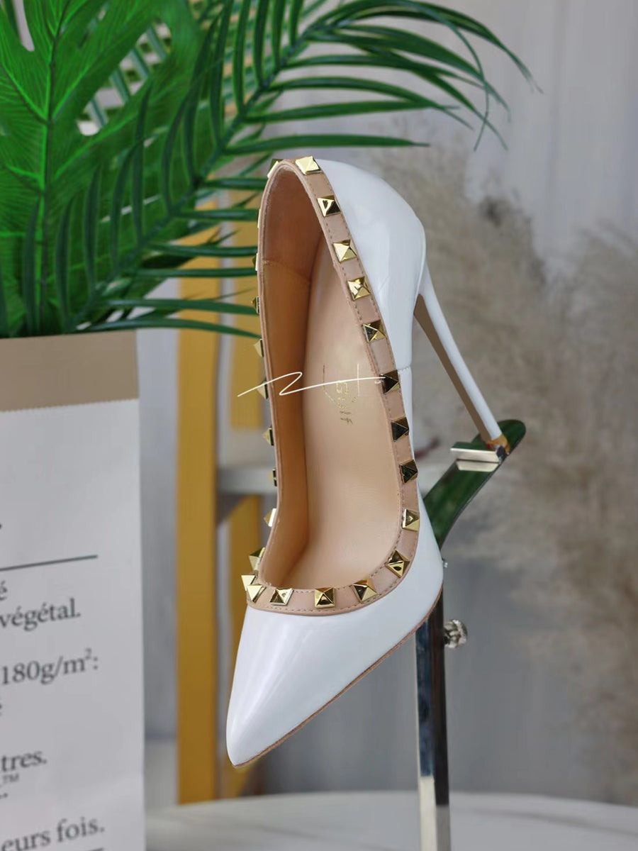 12cm classic rivet heels