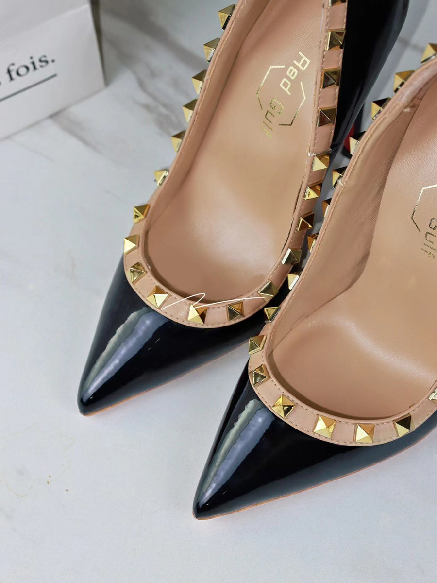 12cm classic rivet heels