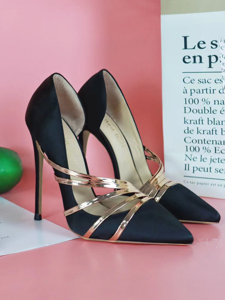 12cm side empty heels