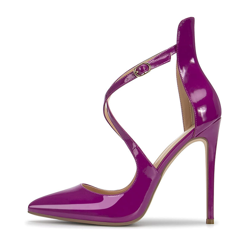 Cross Strap High Heels