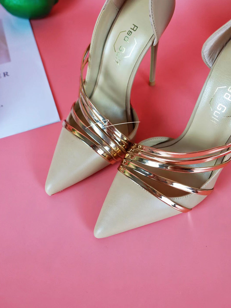 12cm side empty heels