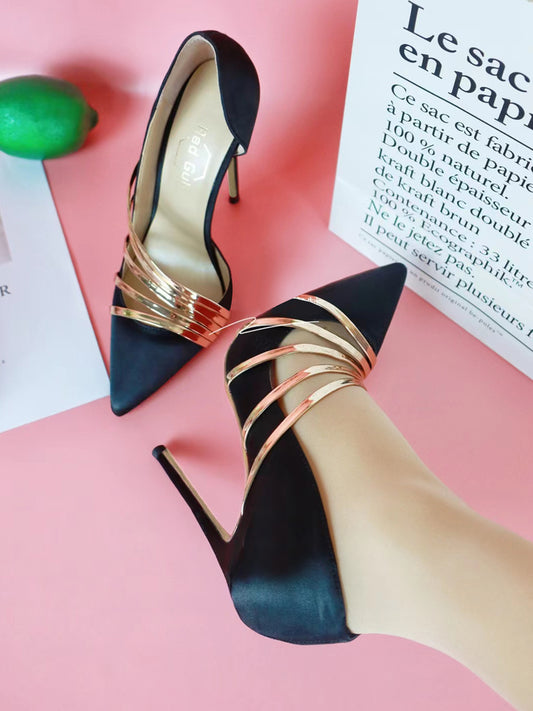 12cm side empty heels