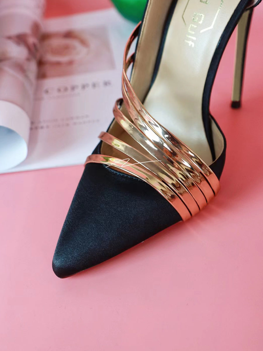 12cm side empty heels